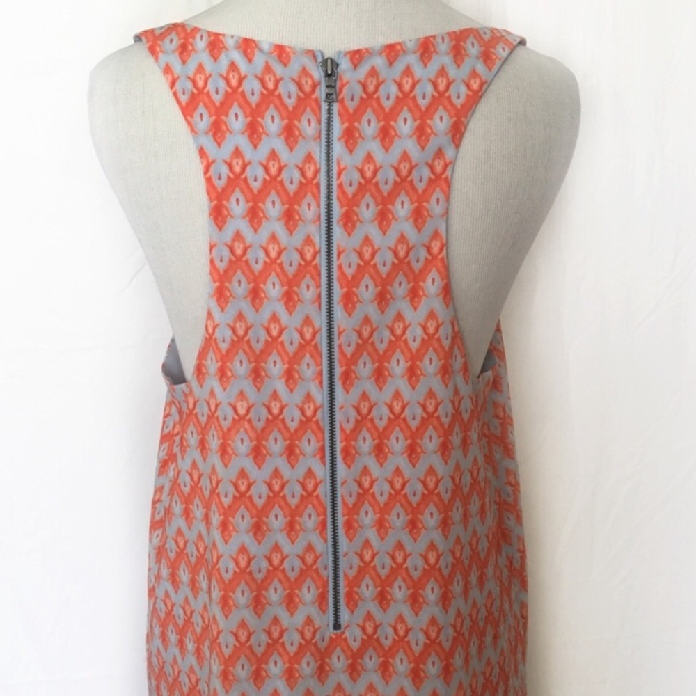 Alice & Olivia Zigzag Patterned Racerback Dress - image 5